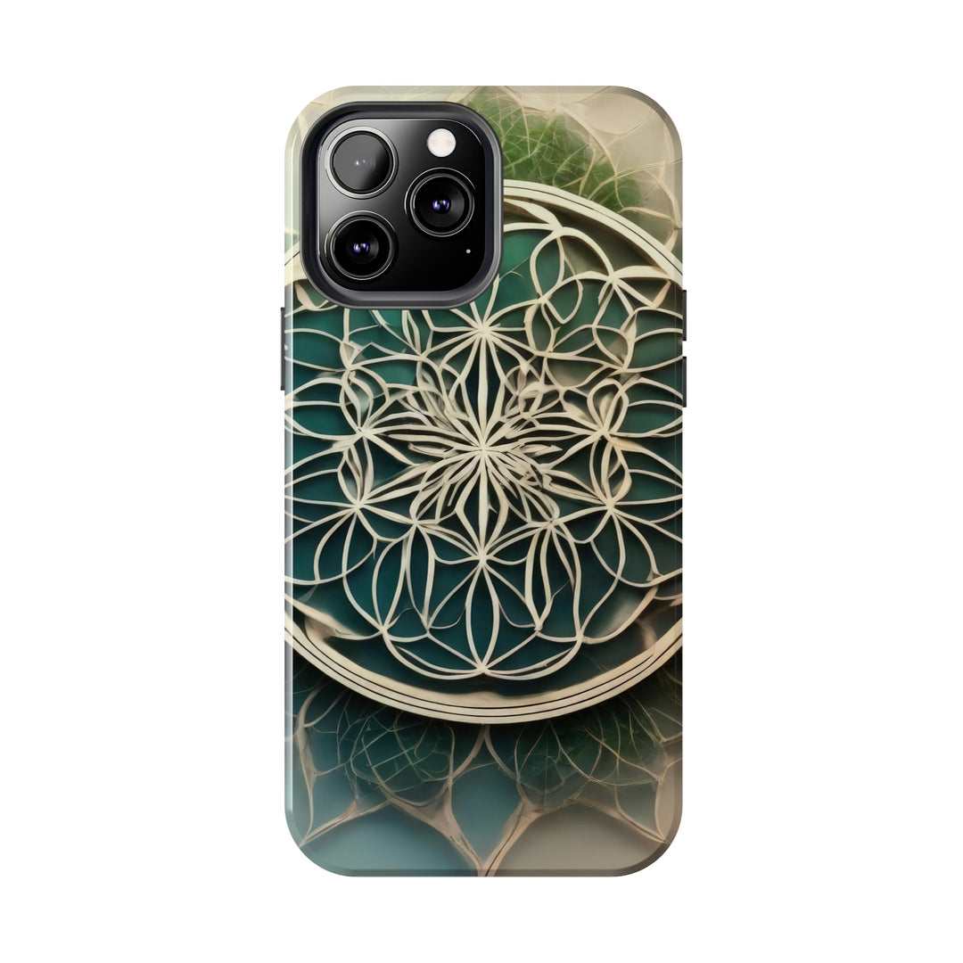 Mandala Organic Patterns - Tough Phone Case - Phone Case - g(0D·IO) - iPhone 13 Mini - -