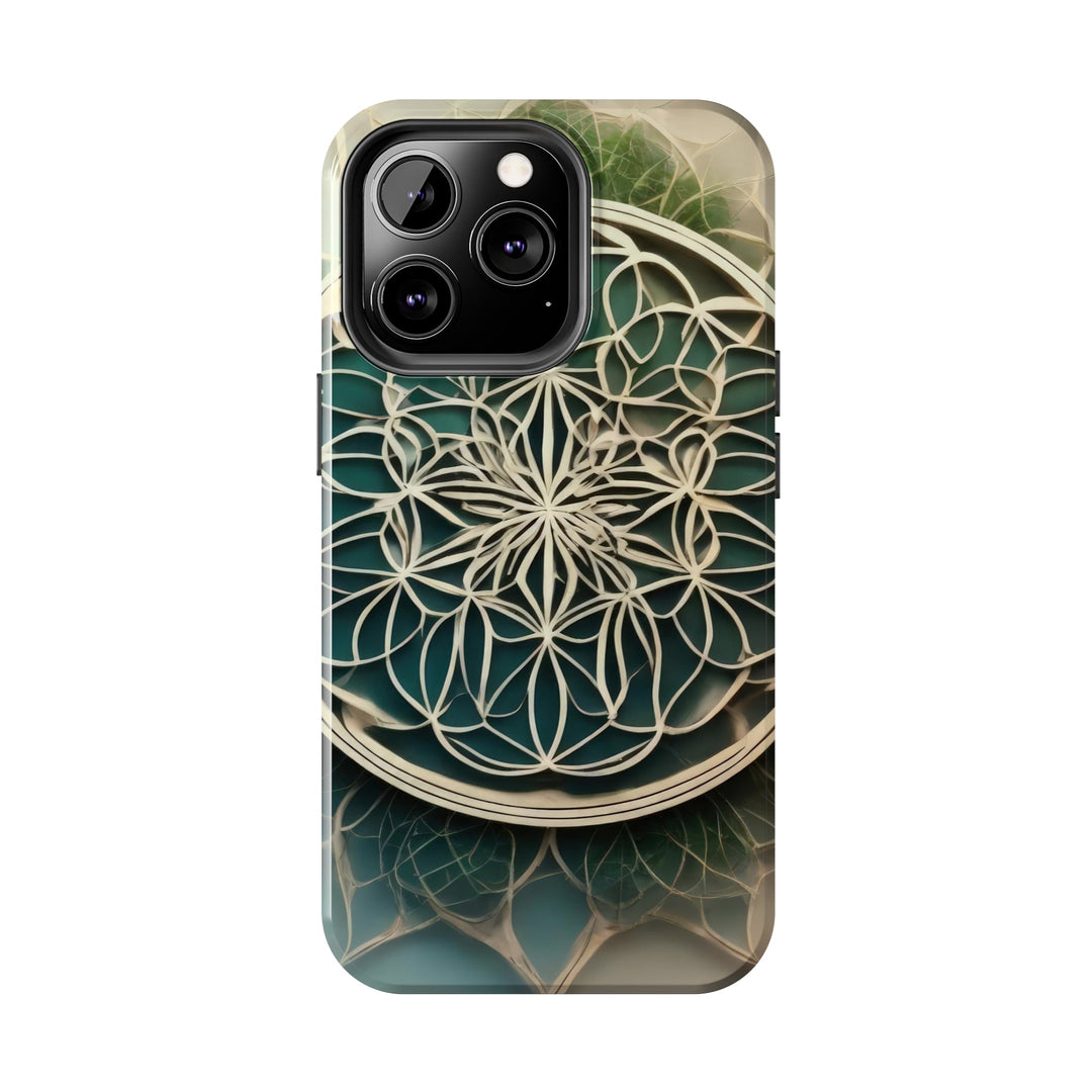 Mandala Organic Patterns - Tough Phone Case - Phone Case - g(0D·IO) - iPhone 13 Mini - -