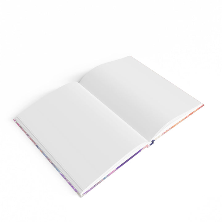 Meditative Cosmic Energy - Hard Backed Journal - Paper products - g(0D·IO) - Graph - A5 - White