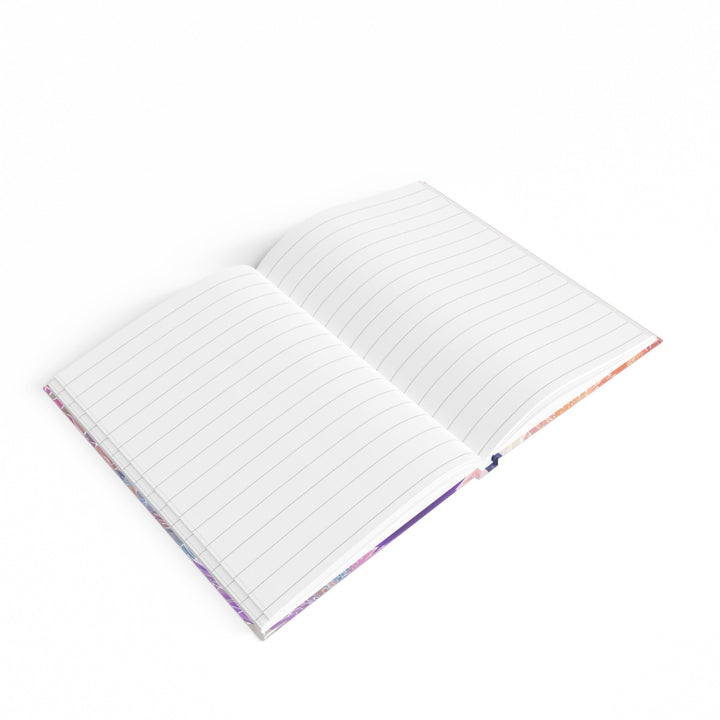 Meditative Cosmic Energy - Hard Backed Journal - Paper products - g(0D·IO) - Graph - A5 - White