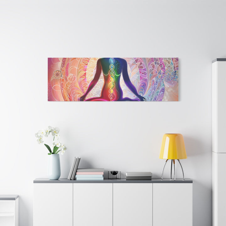 Meditative Cosmic Energy - Matte Canvas Print 1.25" - Canvas - g(0D·IO) - 36" x 36" - 1.25" -