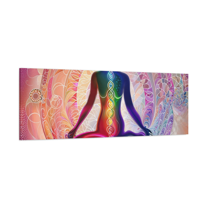 Meditative Cosmic Energy - Matte Canvas Print 1.25" - Canvas - g(0D·IO) - 36" x 36" - 1.25" -