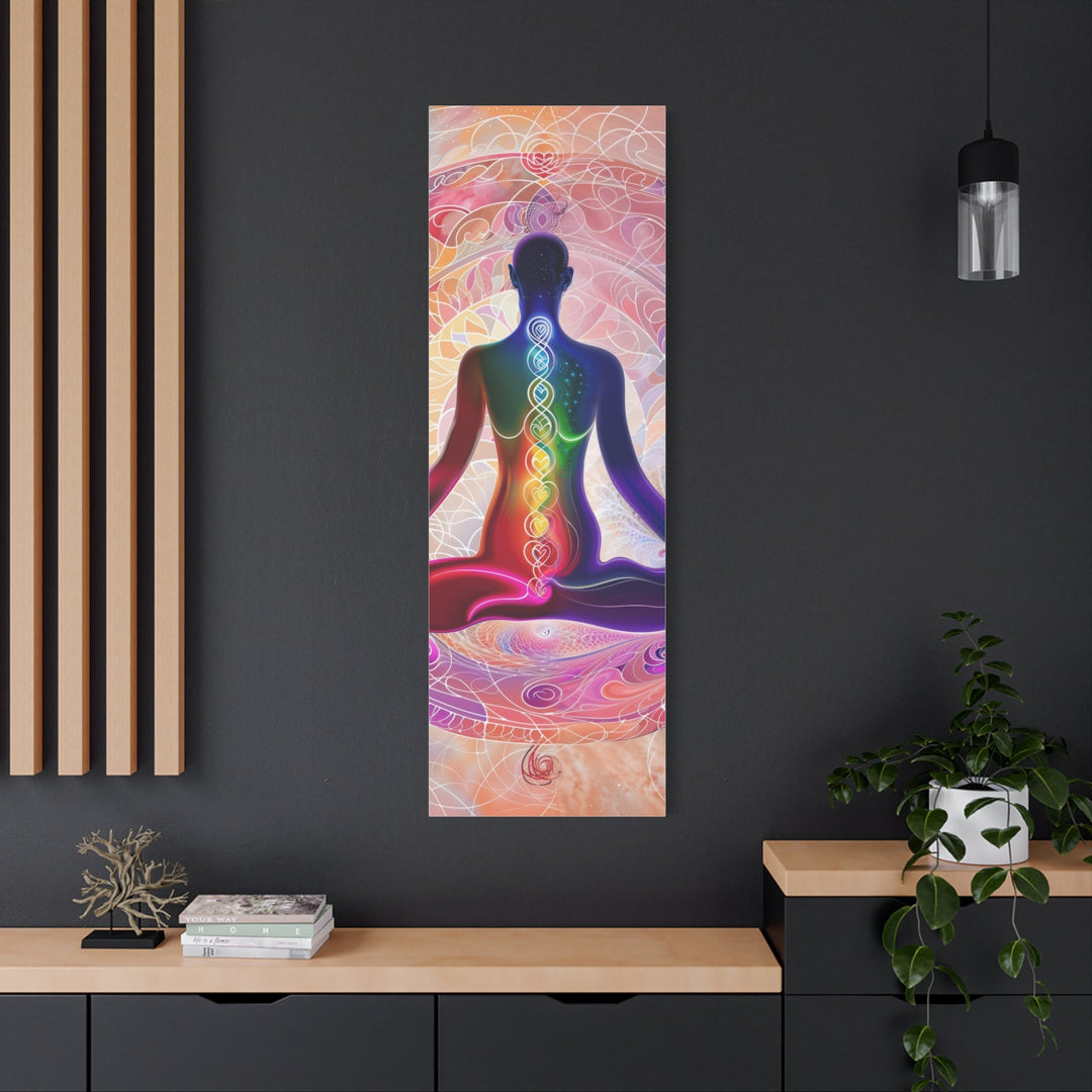 Meditative Cosmic Energy - Matte Canvas Print 1.25" - Canvas - g(0D·IO) - 36" x 36" - 1.25" -