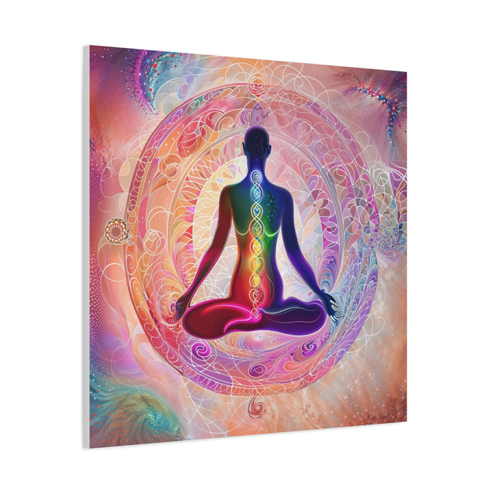 Meditative Cosmic Energy - Matte Canvas Print 1.25" - Canvas - g(0D·IO) - 36" x 36" - 1.25" -