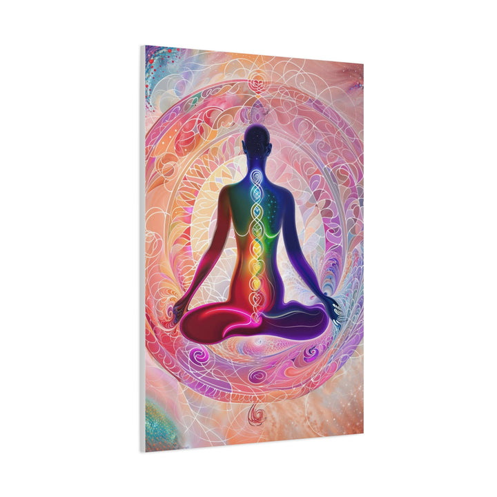 Meditative Cosmic Energy - Matte Canvas Print 1.25" - Canvas - g(0D·IO) - 36" x 36" - 1.25" -