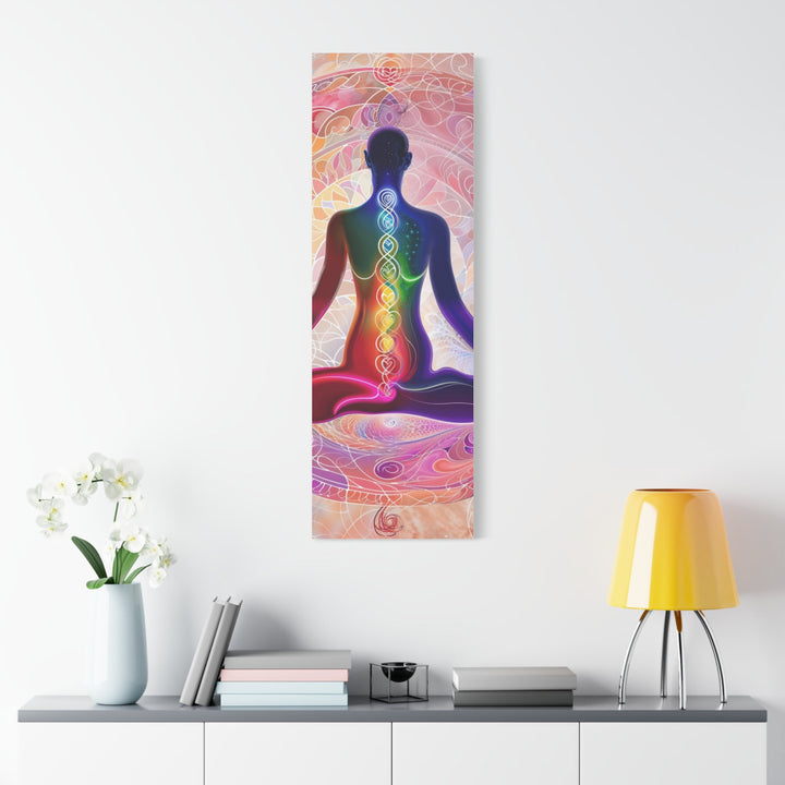 Meditative Cosmic Energy - Matte Canvas Print 1.25" - Canvas - g(0D·IO) - 36" x 36" - 1.25" -