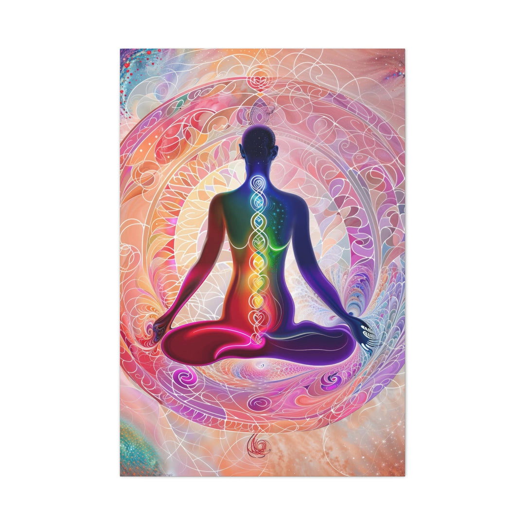 Meditative Cosmic Energy - Matte Canvas Print 1.25" - Canvas - g(0D·IO) - 32″ x 48″ (Vertical) - 1.25" -