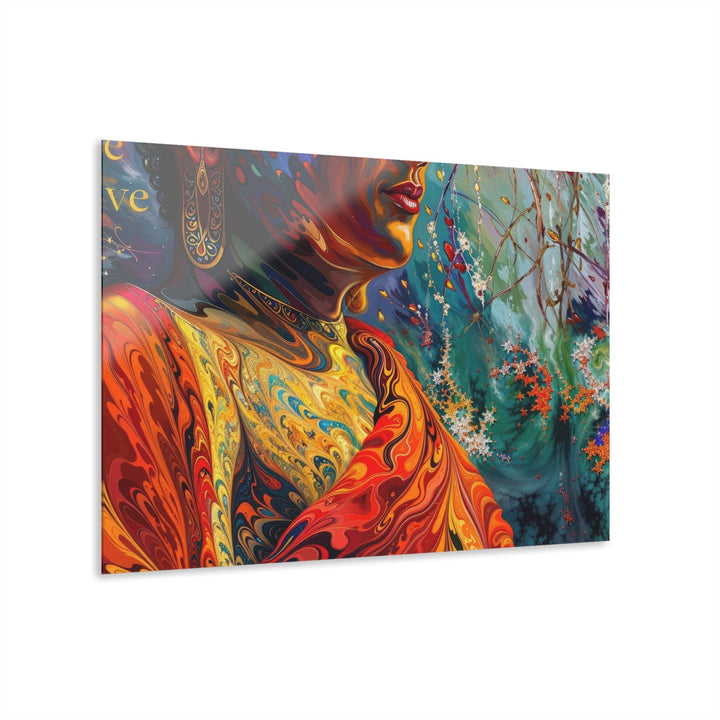 Meditative Vibrant Tranquility - Acrylic Prints (French Cleat Hanging) - Home Decor - g(0D·IO) - 36" x 24" (Horizontal) - 0.25'' -