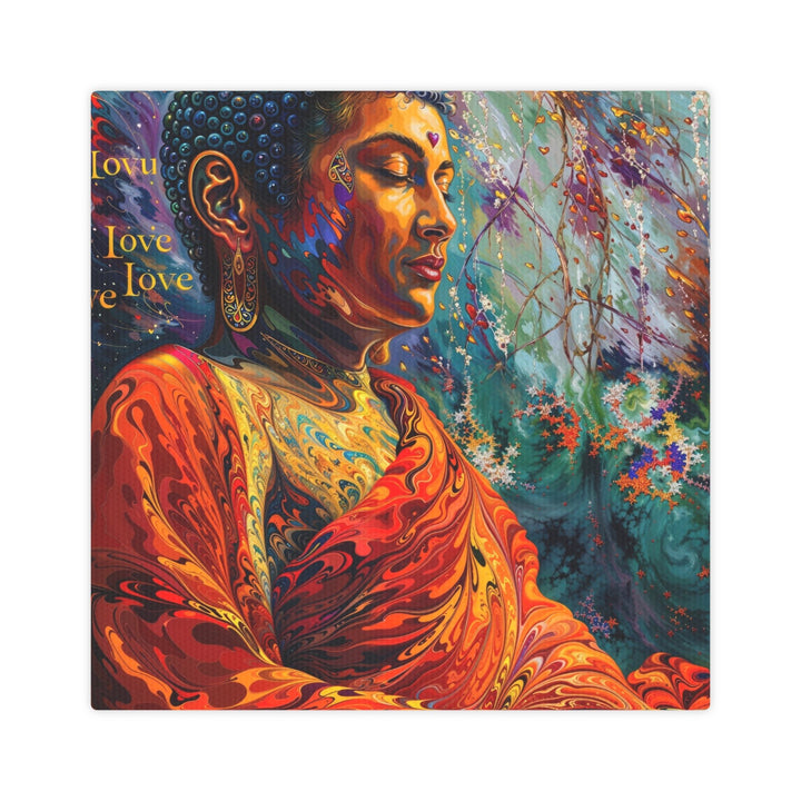 Meditative Vibrant Tranquility - Canvas Photo Tile - Canvas - g(0D·IO) - 8" x 8" (Square) - 0.5" -