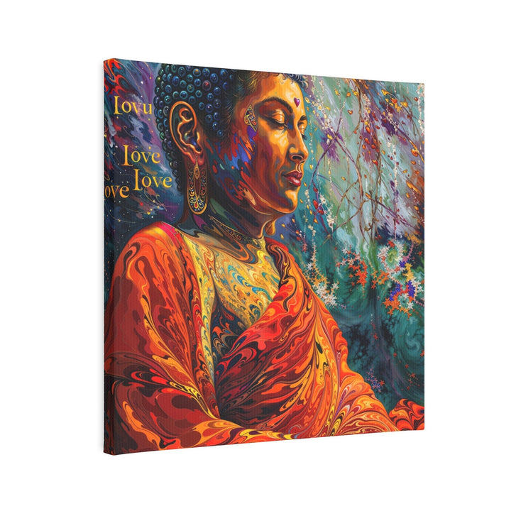 Meditative Vibrant Tranquility - Canvas Photo Tile - Canvas - g(0D·IO) - 8" x 8" (Square) - 0.5" -