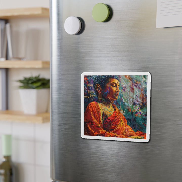 Meditative Vibrant Tranquility - Die-cut Magnet - Home Decor - g(0D·IO) - 6 × 6" - Die-Cut - 1 pc