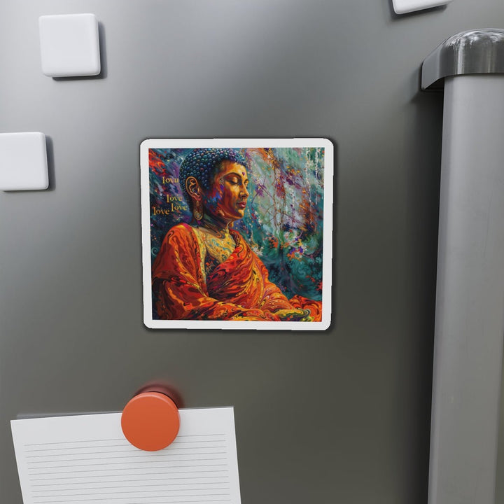 Meditative Vibrant Tranquility - Die-cut Magnet - Home Decor - g(0D·IO) - 6 × 6" - Die-Cut - 1 pc