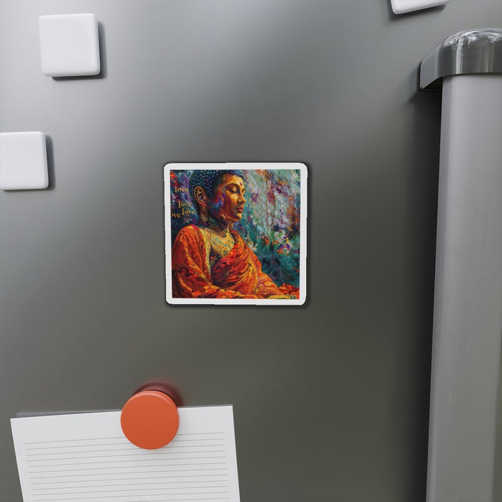 Meditative Vibrant Tranquility - Die-cut Magnet - Home Decor - g(0D·IO) - 6 × 6" - Die-Cut - 1 pc
