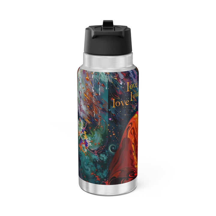 Meditative Vibrant Tranquility - Gator Tumbler 32oz - Mug - g(0D·IO) - Silver - 32oz -