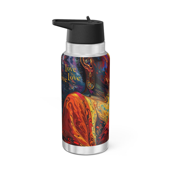 Meditative Vibrant Tranquility - Gator Tumbler 32oz - Mug - g(0D·IO) - Silver - 32oz -