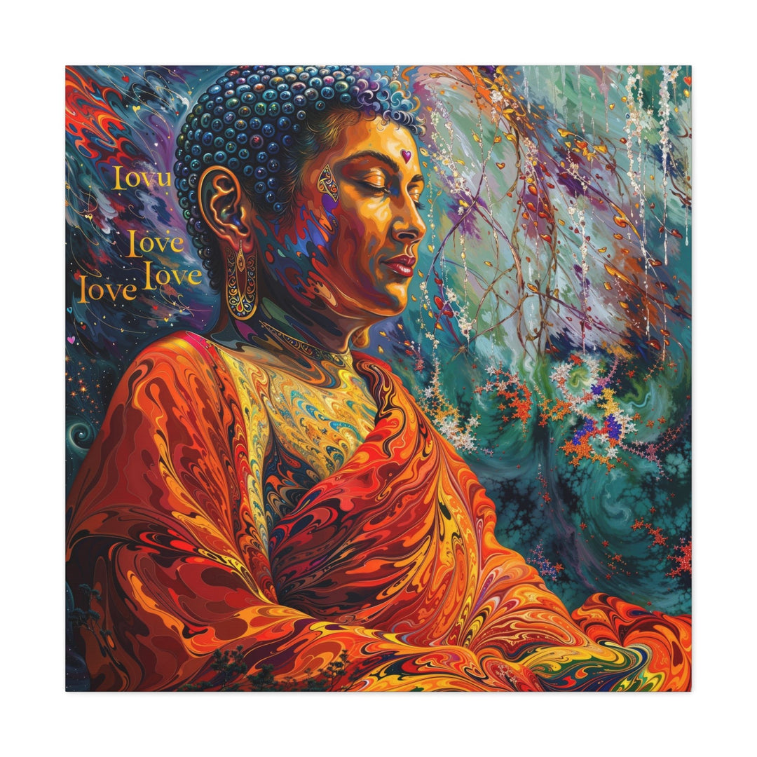 Meditative Vibrant Tranquility - Matte Canvas Print 1.25" - Canvas - g(0D·IO) - 36" x 36" - 1.25" -