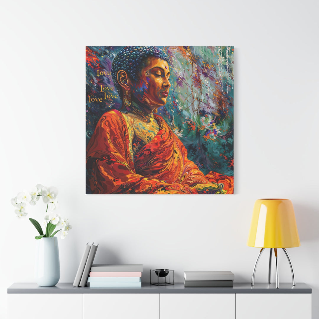 Meditative Vibrant Tranquility - Matte Canvas Print 1.25" - Canvas - g(0D·IO) - 36" x 36" - 1.25" -