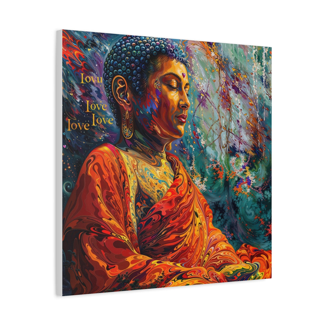 Meditative Vibrant Tranquility - Matte Canvas Print 1.25" - Canvas - g(0D·IO) - 36" x 36" - 1.25" -