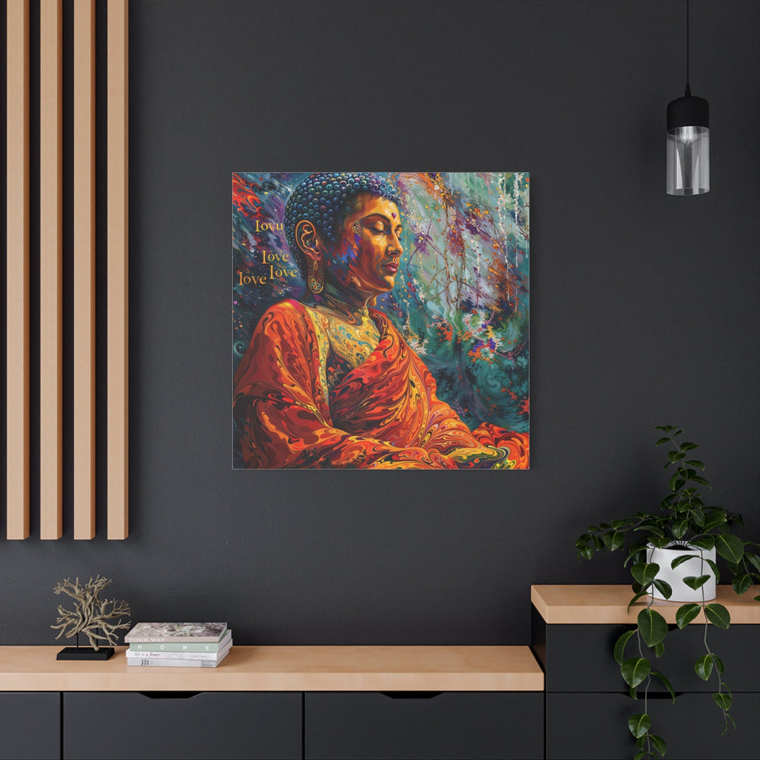 Meditative Vibrant Tranquility - Matte Canvas Print 1.25" - Canvas - g(0D·IO) - 36" x 36" - 1.25" -