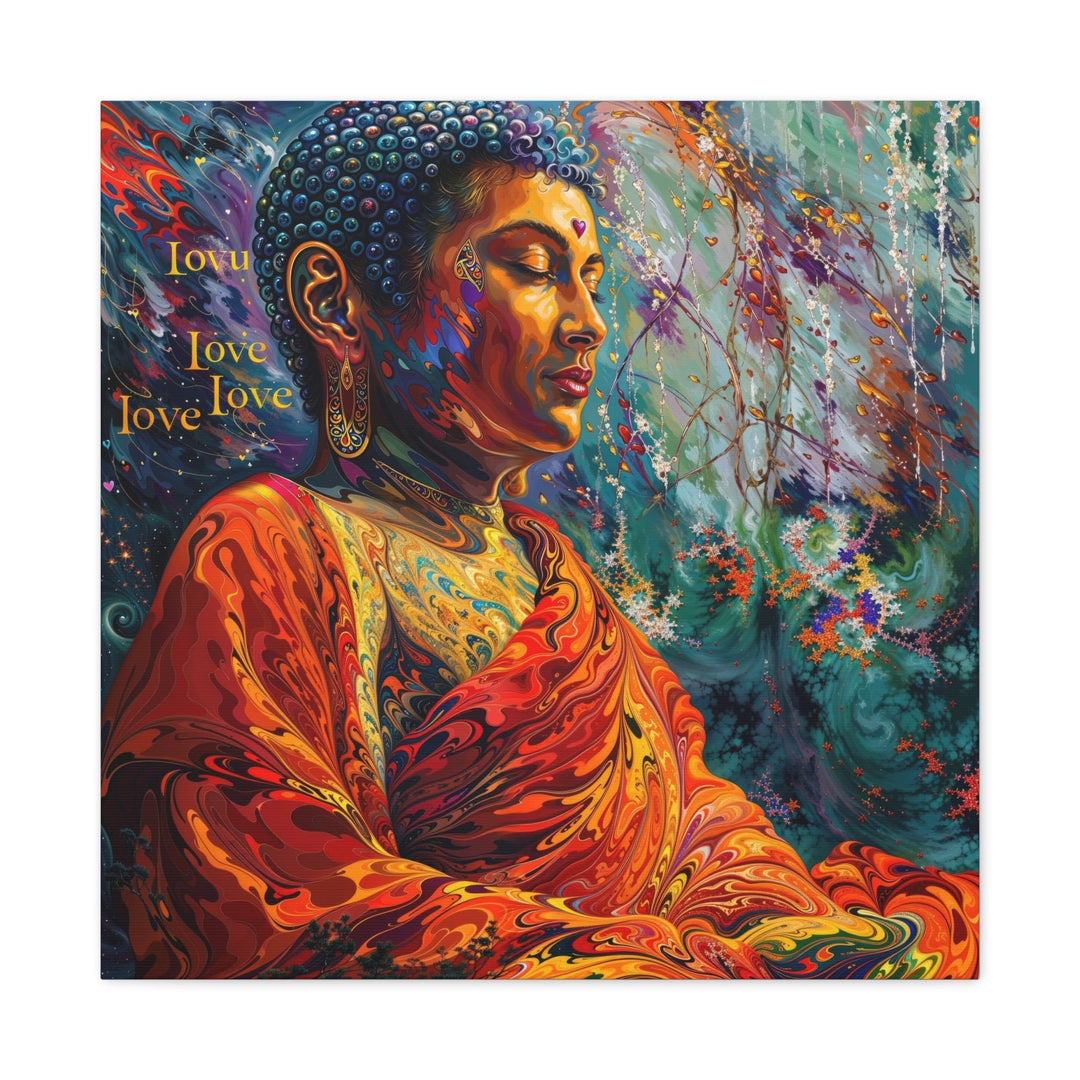 Meditative Vibrant Tranquility - Matte Canvas Print 1.25" - Canvas - g(0D·IO) - 24″ x 24″ - 1.25" -