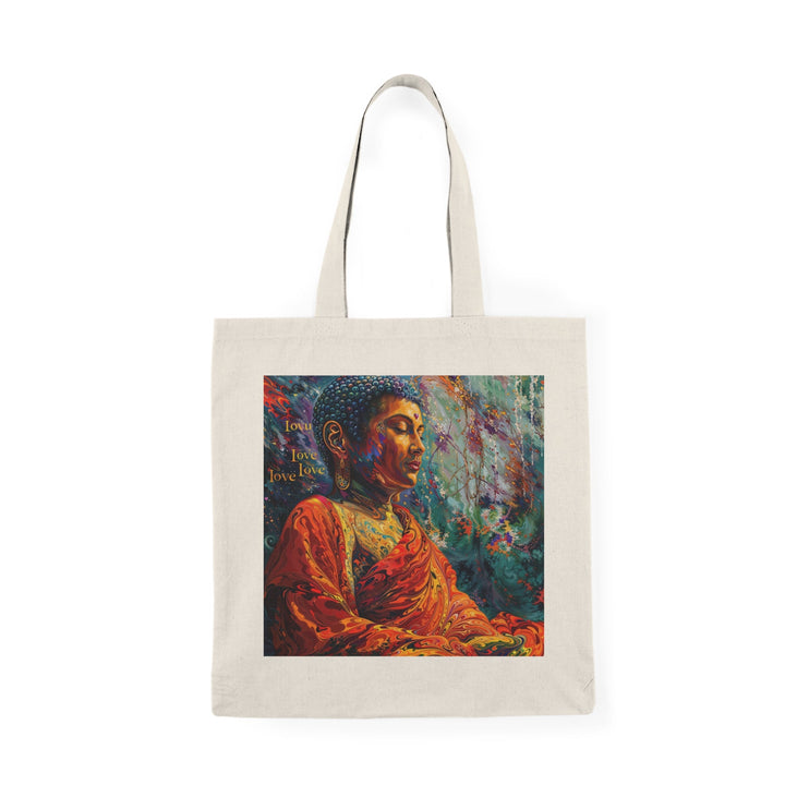 Meditative Vibrant Tranquility - Natural Tote Bag - Bags - g(0D·IO) - 15" x 16" - Natural -