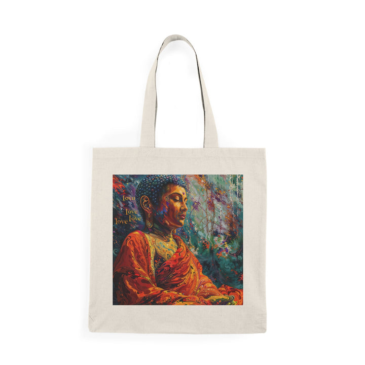 Meditative Vibrant Tranquility - Natural Tote Bag - Bags - g(0D·IO) - 15" x 16" - Natural -