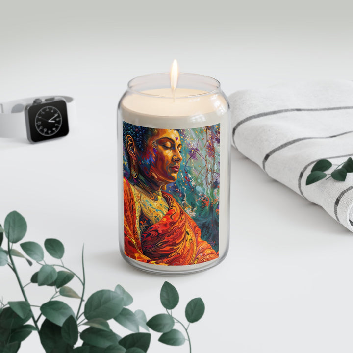 Meditative Vibrant Tranquility - Scented Candle - Home Decor - g(0D·IO) - Vanilla Bean - 13.75oz -