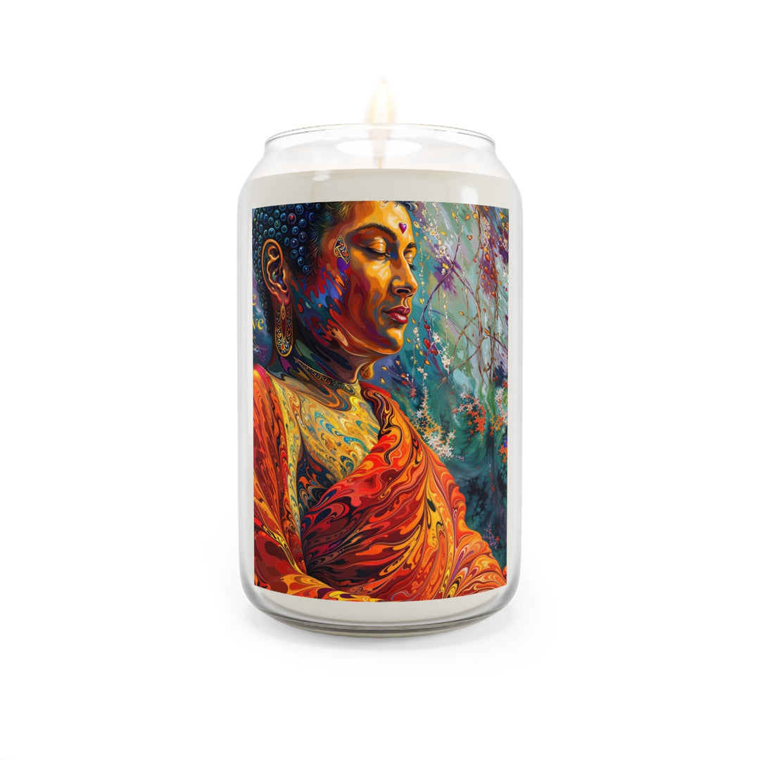 Meditative Vibrant Tranquility - Scented Candle - Home Decor - g(0D·IO) - Comfort Spice - 13.75oz -