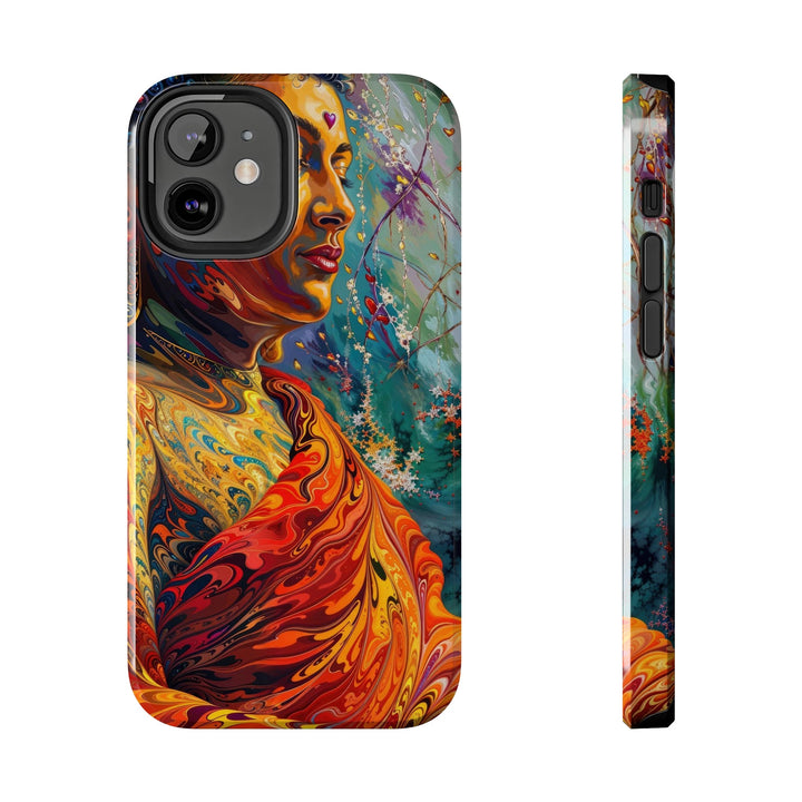 Meditative Vibrant Tranquility - Tough Phone Case - Phone Case - g(0D·IO) - iPhone 12 Mini - -