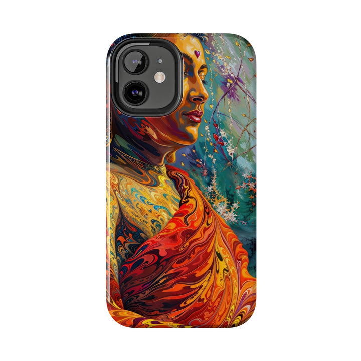 Meditative Vibrant Tranquility - Tough Phone Case - Phone Case - g(0D·IO) - iPhone 13 Mini - -