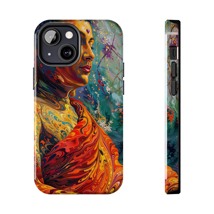 Meditative Vibrant Tranquility - Tough Phone Case - Phone Case - g(0D·IO) - iPhone 13 Mini - -