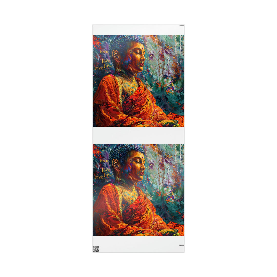 Meditative Vibrant Tranquility - Wrapping Paper - Home Decor - g(0D·IO) - 30'' x 72'' - Glossy -