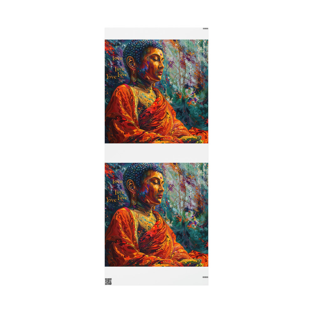 Meditative Vibrant Tranquility - Wrapping Paper - Home Decor - g(0D·IO) - 30'' x 72'' - Matte -