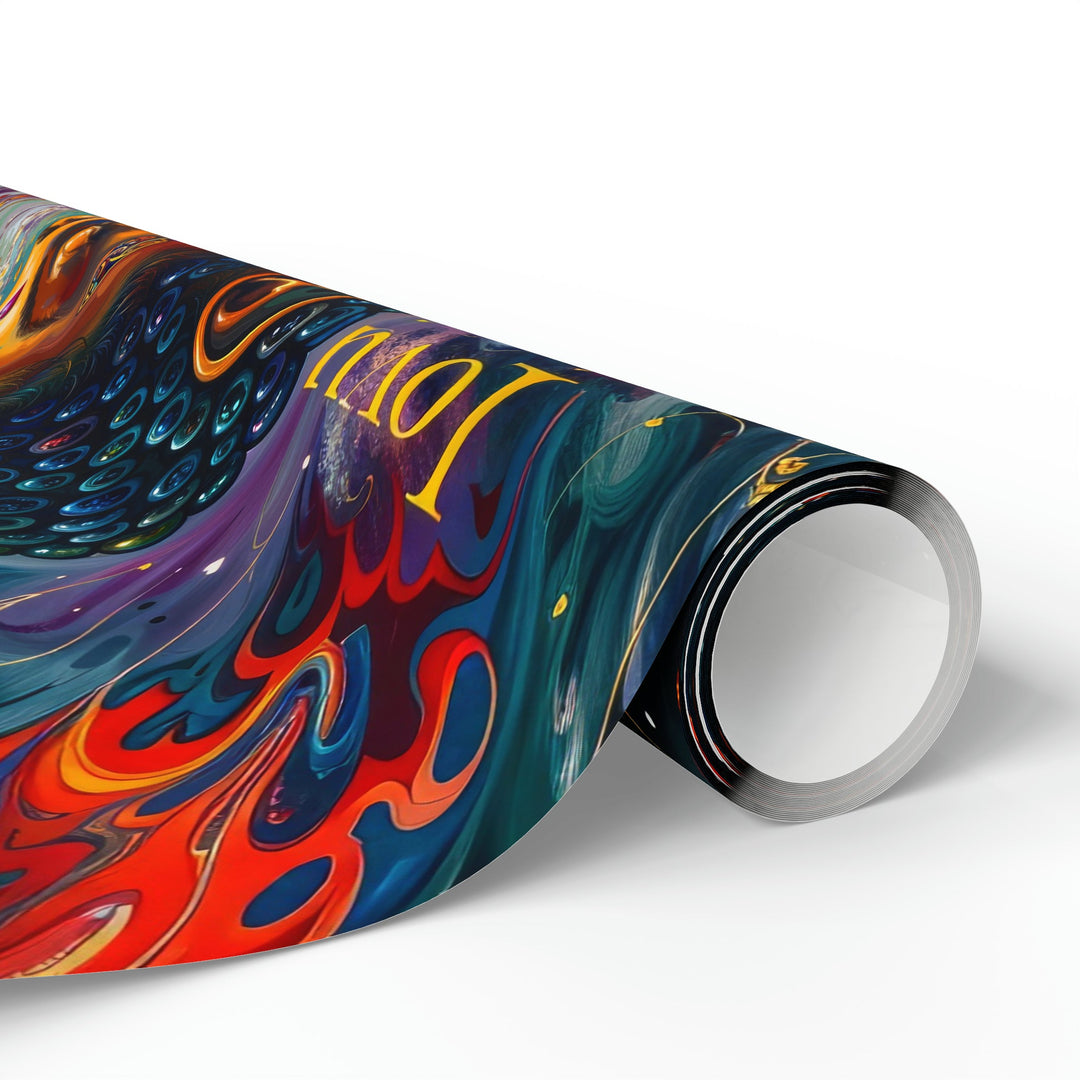 Meditative Vibrant Tranquility - Wrapping Paper - Home Decor - g(0D·IO) - 30" x 180" - Matte -