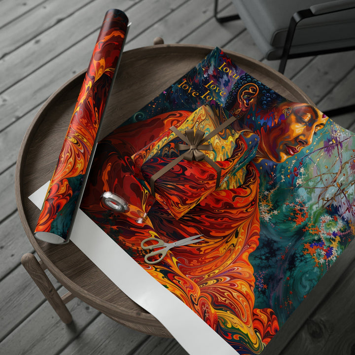 Meditative Vibrant Tranquility - Wrapping Paper - Home Decor - g(0D·IO) - 30" x 180" - Matte -