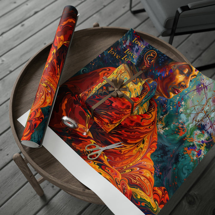 Meditative Vibrant Tranquility - Wrapping Paper - Home Decor - g(0D·IO) - 30" x 180" - Matte -
