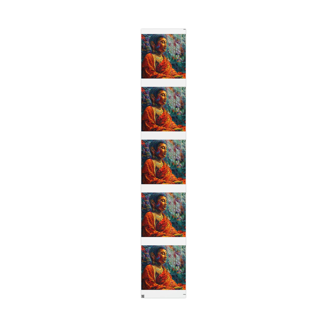 Meditative Vibrant Tranquility - Wrapping Paper - Home Decor - g(0D·IO) - 30" x 180" - Matte -