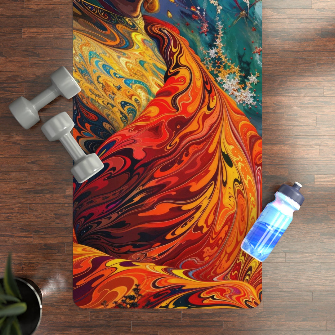 Meditative Vibrant Tranquility - Yoga Mat - Home Decor - g(0D·IO) - 24” x 68” - -