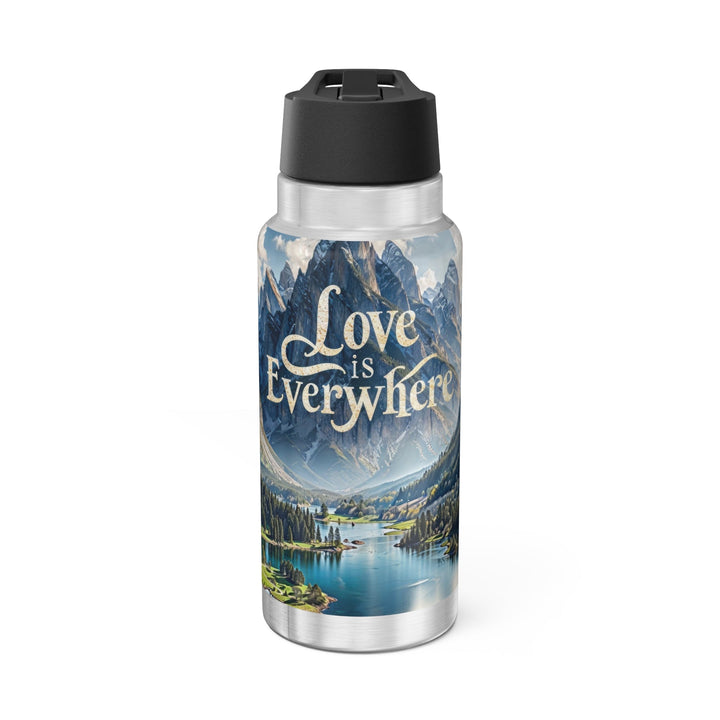 Mountainous Love Reflection - Gator Tumbler 32oz - Mug - g(0D·IO) - Silver - 32oz -