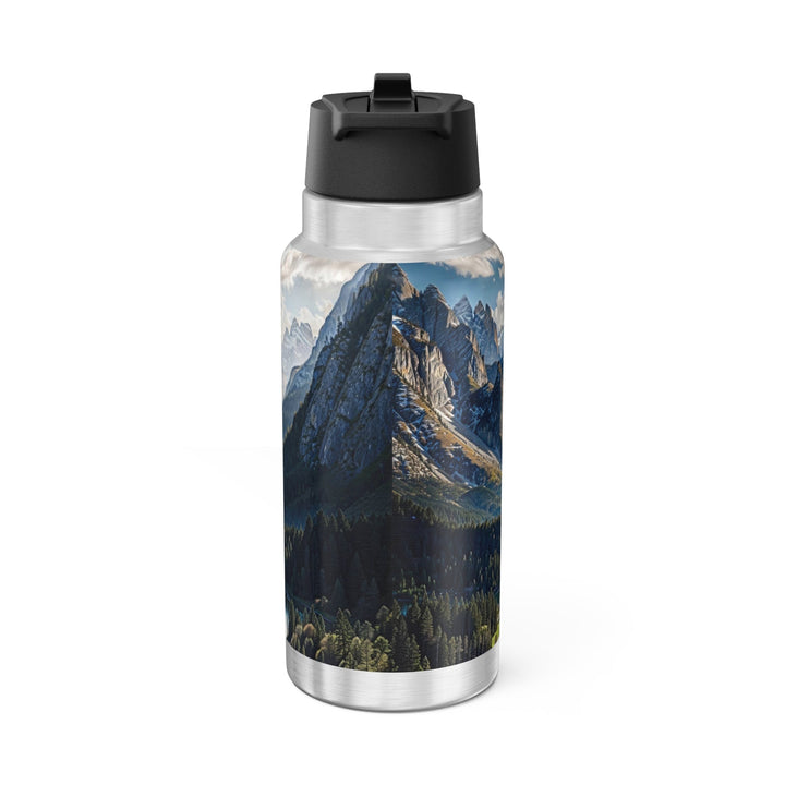 Mountainous Love Reflection - Gator Tumbler 32oz - Mug - g(0D·IO) - Silver - 32oz -