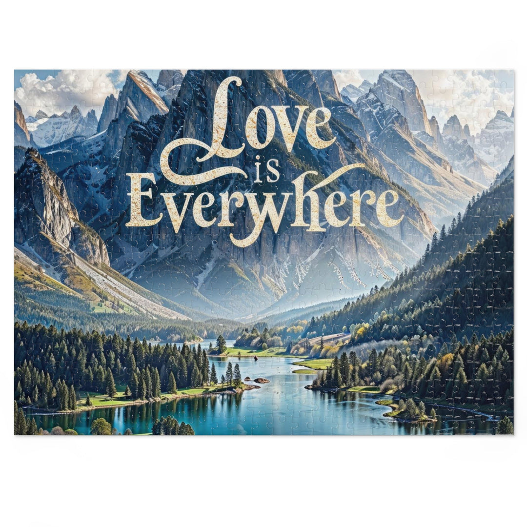 Mountainous Love Reflection - Jigsaw Puzzle (100, 252, 500, 1000 pieces) - Puzzle - g(0D·IO) - 20.5" × 15" (500 pcs) - -