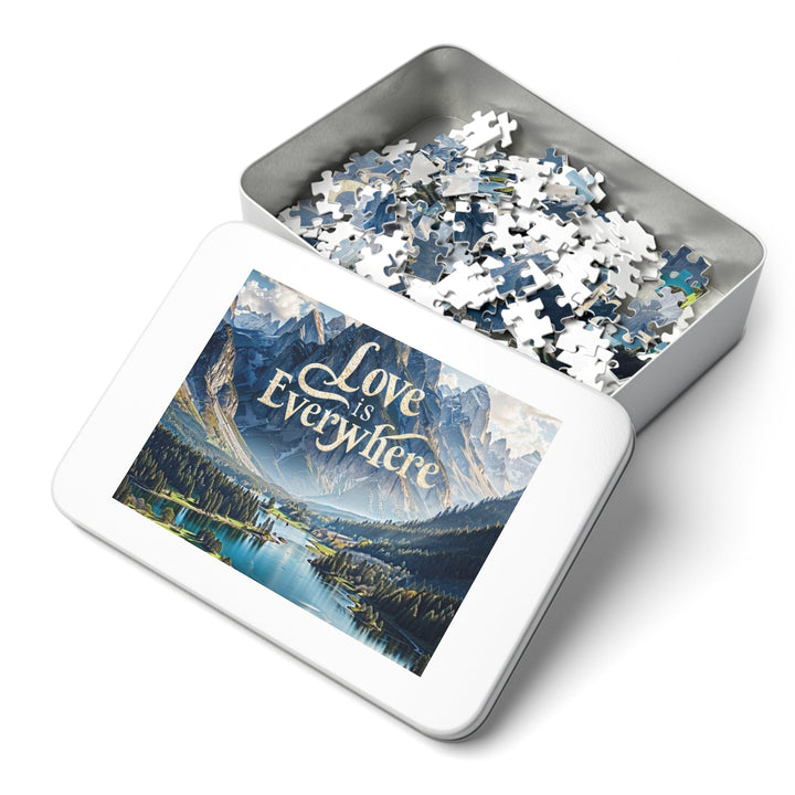 Mountainous Love Reflection - Jigsaw Puzzle (100, 252, 500, 1000 pieces) - Puzzle - g(0D·IO) - 29.25" × 19.75" (1000 pcs) - -