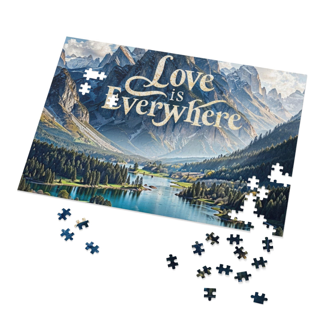 Mountainous Love Reflection - Jigsaw Puzzle (100, 252, 500, 1000 pieces) - Puzzle - g(0D·IO) - 29.25" × 19.75" (1000 pcs) - -