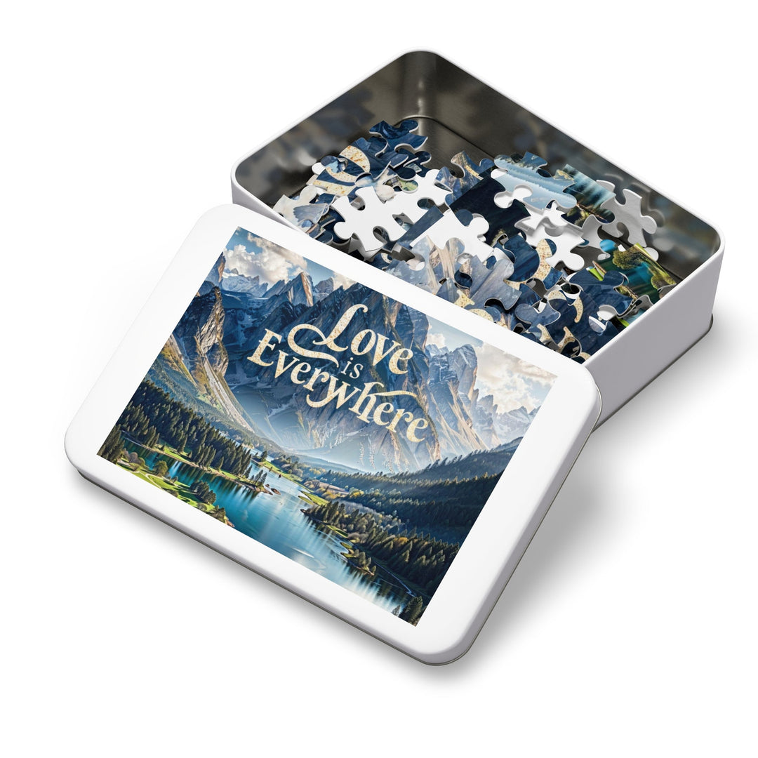 Mountainous Love Reflection - Jigsaw Puzzle (100, 252, 500, 1000 pieces) - Puzzle - g(0D·IO) - 29.25" × 19.75" (1000 pcs) - -