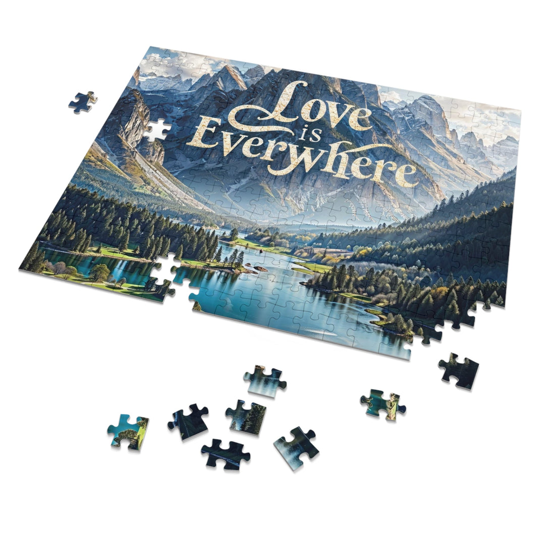 Mountainous Love Reflection - Jigsaw Puzzle (100, 252, 500, 1000 pieces) - Puzzle - g(0D·IO) - 29.25" × 19.75" (1000 pcs) - -