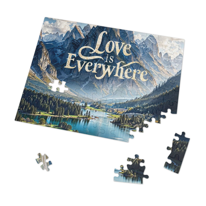 Mountainous Love Reflection - Jigsaw Puzzle (100, 252, 500, 1000 pieces) - Puzzle - g(0D·IO) - 29.25" × 19.75" (1000 pcs) - -