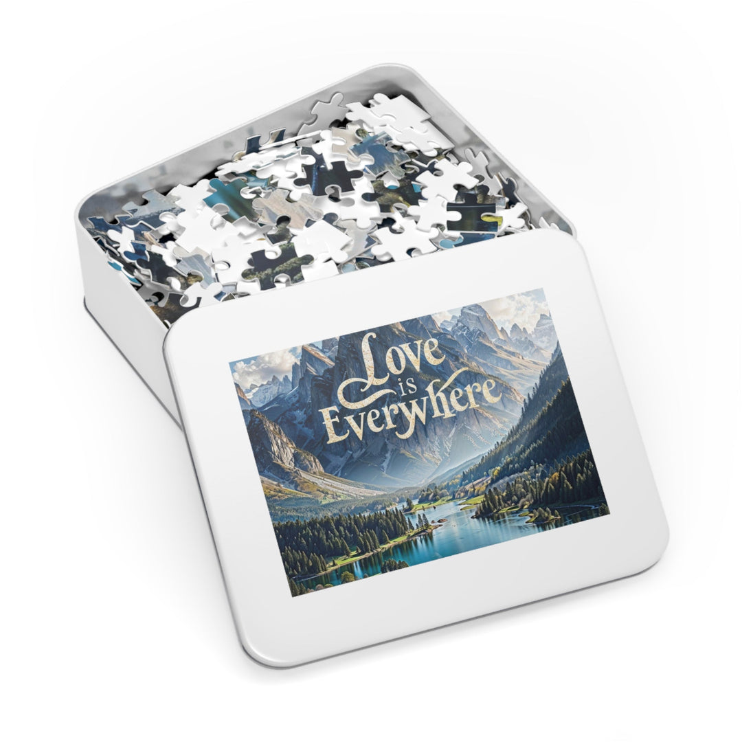 Mountainous Love Reflection - Jigsaw Puzzle (100, 252, 500, 1000 pieces) - Puzzle - g(0D·IO) - 29.25" × 19.75" (1000 pcs) - -