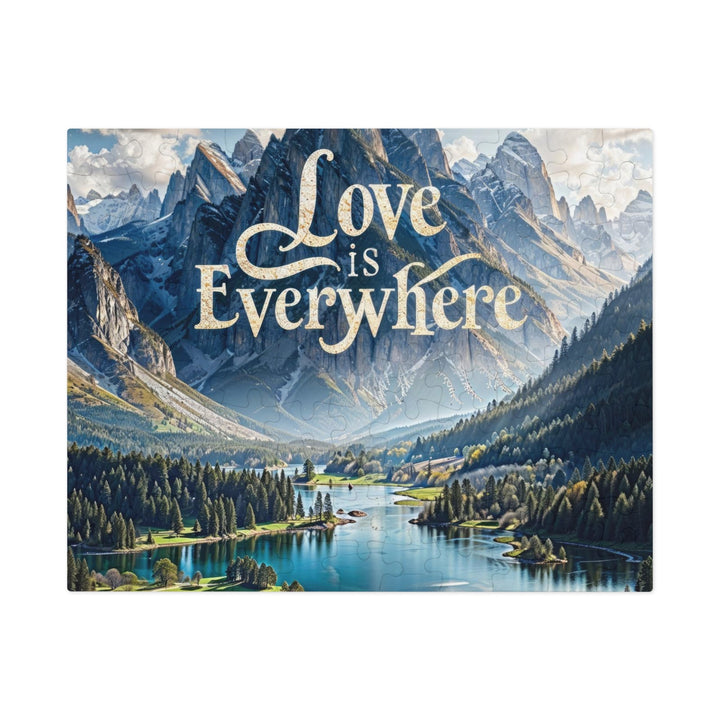 Mountainous Love Reflection - Jigsaw Puzzle (100, 252, 500, 1000 pieces) - Puzzle - g(0D·IO) - 9.6" × 8" (110 pcs) - -