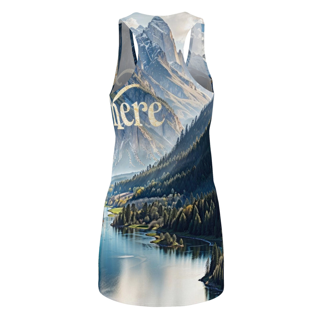 Mountainous Love Reflection - Racerback Dress - All Over Prints - g(0D·IO) - XS - -
