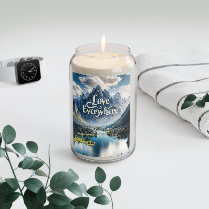 Mountainous Love Reflection - Scented Candle - Home Decor - g(0D·IO) - Vanilla Bean - 13.75oz -